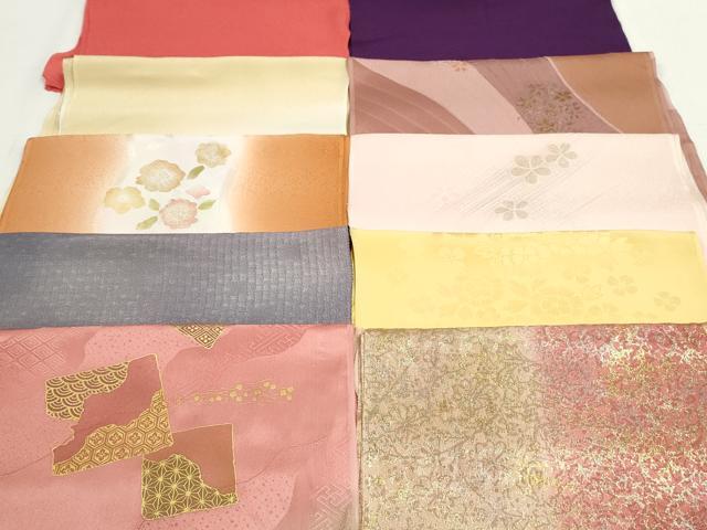 ■■■　サイズ　■■■ ■■■　商品詳細　■■■ 【正絹】 状態は特に目立ったシミ汚れなどもなく大変良い状態です。 大変上質な極上の逸品になります。 お安く出品致しますので、是非この機会にいかがでしょうか？ ■■■　注意事項　■■■ ■モニター発色の具合により色合いが異なる場合がございます。 ■寸法は多少の誤差が生じる場合がございますのでご了承ください。 ■縫込みの長さが左右非対称の場合は短い部分を記載しております。 左右非対称であってもご返品・お値引き等の保証は出来かねますので、ご了承の上ご購入をお願い致します。 ■シミ等のチェックには注意を払っておりますが、見落としがある場合もございますし、個人の見解も様々ですので神経質な方のご購入はお控えください。 ■箪笥に入っておりました着物や帯なので畳みシワや匂いがあるものもございます。 ■お休みは基本的に土日祝となりますが、その他臨時でお休みする場合がございますのでご了承ください。 ■商品の発送は平日のみの発送となります。 ■夜間と土曜、日曜日はお問い合わせの回答が遅れる場合がございます。 ■当店では、お直し、紋入れ、お手入れ等は承っておりません。 ■生地の状態（ヤケ、経年劣化等）によってはサイズ直しが出来ない場合がございます。 その点もどうかご了承のうえ、ご購入をお願いいたします。 ■弊社で取り扱う商品は一点ものにつき、時期や在庫状況に応じて金額が変更となる場合がございます。 ■検針は行っておりません。予めご了承いただきますようお願いいたします。 ■【洗える着物】と記載のある商品におきましては、商品お届け後に洗濯を行ってしまってからのご返品にはご対応しかねます。 念の為、専門店でのお手入れをお願いいたします。 ■着物のサイズ目安は下記を参考ください↓ ＜女性着物＞　お端折り次第で＋5?　−10?が着用可能サイズ 　例）身丈170?の場合、身長160?〜175? ＜男性着物＞　身丈＋約25?〜27?程が適応身長 　例）身丈155?の場合、身長180〜182?