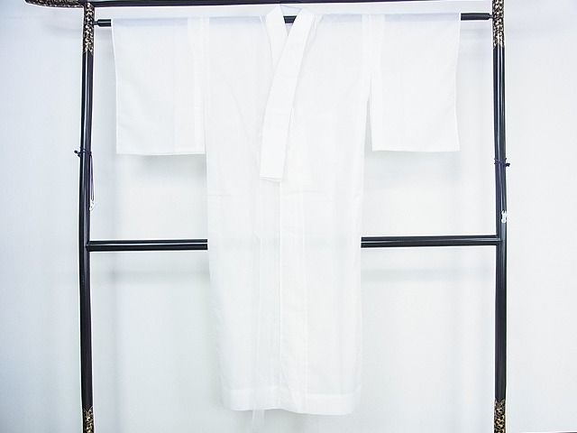 平和屋2■夏物　長襦袢　絽　白色　洗える着物　DAAC1193wb