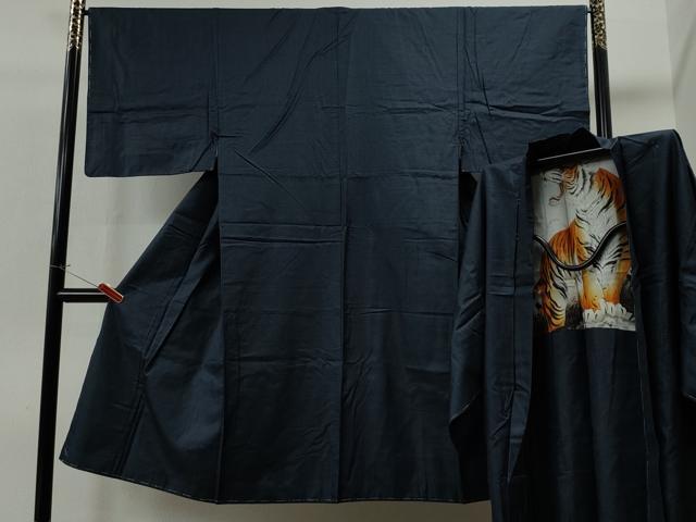 平和屋着物■男性 本場大島紬 アンサンブル 80亀甲 正絹 逸品 未使用 CAAP3486yc