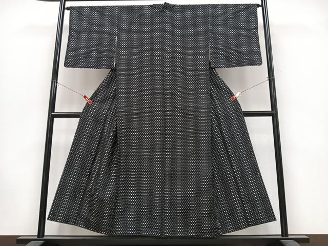 平和屋着物■上質な紬 幾何学文様 正絹 逸品 CABK9907xe heiwaya-11301772 平和屋 サンプル画像2