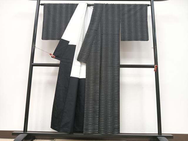 平和屋着物■上質な紬 幾何学文様 正絹 逸品 CABK9907xe heiwaya-11301772 平和屋 サンプル画像3