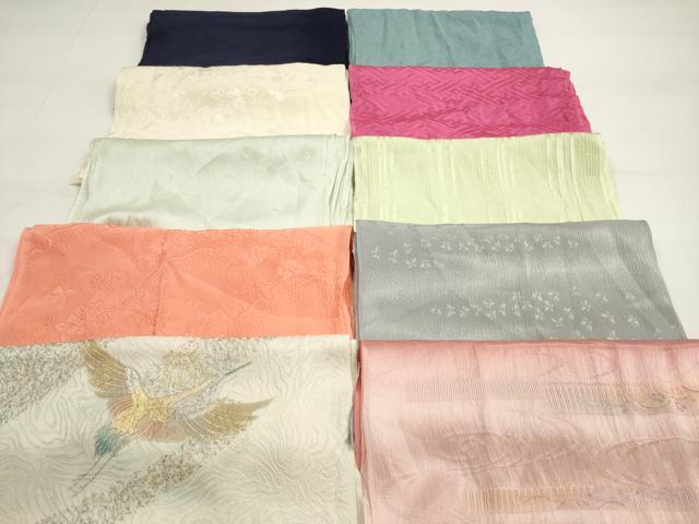 平和屋着物★和装小物 帯揚げ10枚セット 正絹 逸品 DABC5633xg