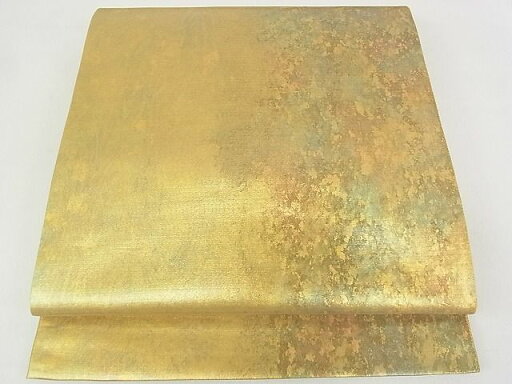平和屋着物◎六通柄袋帯 霞文 彩紅シルク箔 逸品 DAAF5862cf 平和屋着物◎六通柄袋帯 霞文 彩紅シルク箔 逸品 DAAF5862cf