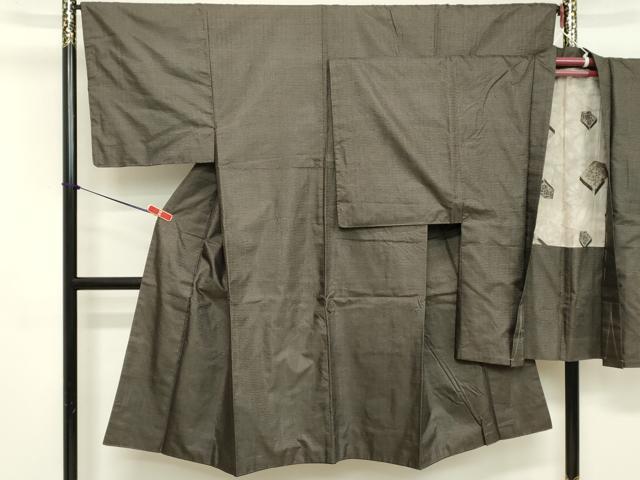 平和屋着物■男性 本場大島紬 アンサンブル 100亀甲 総詰め 正絹 逸品 DABB8762cd