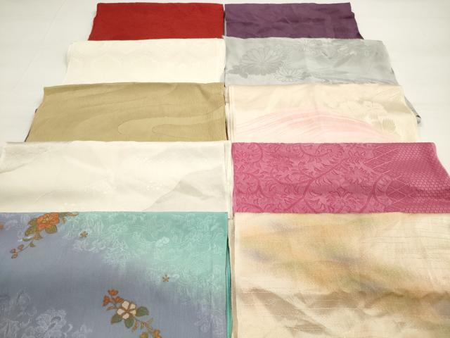 平和屋着物★和装小物 帯揚げ10枚セット 正絹 逸品 DABC5634xg