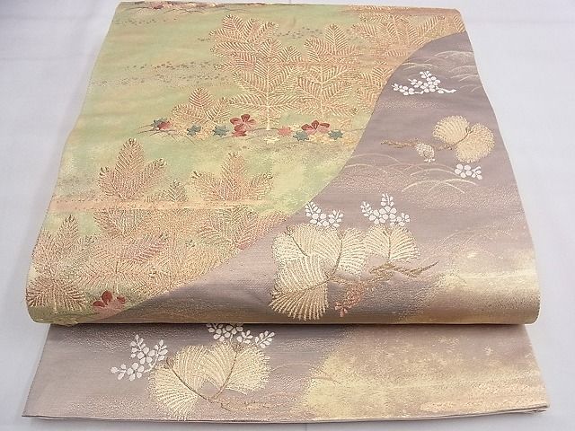 平和屋着物◎六通柄袋帯　唐織　吉祥煌華　金糸　逸品　BAAD5598du