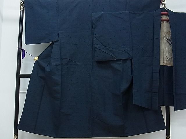 平和屋着物■男性 髭紬 アンサンブル 霞文 逸品 CAAB7896ch