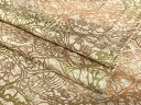 平和屋着物●本場染大島紬 草花菱文 ロング丈 正絹 逸品 AAAV7261zg