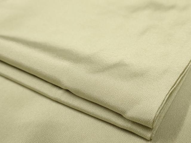 Rakuten - 平和屋着物▽上質な色無地　単衣　山葵色　正絹　逸品　AAAU6432iu