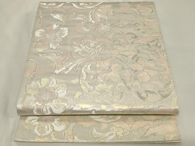 ■■■　サイズ　■■■ 長さ 430cm 幅 30.5cm程 ■■■　商品詳細　■■■ 【正絹】 詳細に関しましては、画像をご確認ください。 大変上質な逸品になります。 お安く出品致しますので、是非この機会にいかがでしょうか？ ■■■　注意事項　■■■ ■モニター発色の具合により色合いが異なる場合がございます。 ■寸法は多少の誤差が生じる場合がございますのでご了承ください。 ■縫込みの長さが左右非対称の場合は短い部分を記載しております。 左右非対称であってもご返品・お値引き等の保証は出来かねますので、ご了承の上ご購入をお願い致します。 ■シミ等のチェックには注意を払っておりますが、見落としがある場合もございますし、個人の見解も様々ですので神経質な方のご購入はお控えください。 ■箪笥に入っておりました着物や帯なので畳みシワや匂いがあるものもございます。 ■お休みは基本的に土日祝となりますが、その他臨時でお休みする場合がございますのでご了承ください。 ■商品の発送は平日のみの発送となります。 ■夜間と土曜、日曜日はお問い合わせの回答が遅れる場合がございます。 ■当店では、お直し、紋入れ、お手入れ等は承っておりません。 ■生地の状態（ヤケ、経年劣化等）によってはサイズ直しが出来ない場合がございます。 その点もどうかご了承のうえ、ご購入をお願いいたします。 ■弊社で取り扱う商品は一点ものにつき、時期や在庫状況に応じて金額が変更となる場合がございます。 ■検針は行っておりません。予めご了承いただきますようお願いいたします。 ■【洗える着物】と記載のある商品におきましては、商品お届け後に洗濯を行ってしまってからのご返品にはご対応しかねます。 念の為、専門店でのお手入れをお願いいたします。 ■着物のサイズ目安は下記を参考ください↓ ＜女性着物＞　お端折り次第で＋5cm　−1cmが着用可能サイズ 　例）身丈170cmの場合、身長160cm〜175cm ＜男性着物＞　身丈＋約25cm〜27cm程が適応身長 　例）身丈155cmの場合、身長180〜182cm