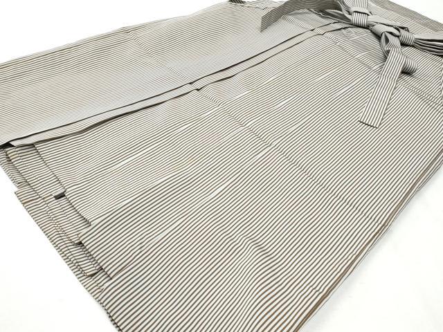 平和屋着物■男性　行灯袴　縞　正絹　逸品　CAAZ4495fb