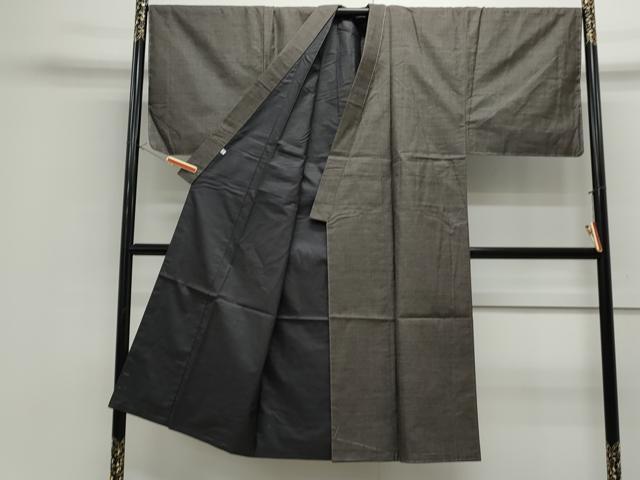 平和屋着物●男性　本場大島紬　アンサンブル　100亀甲　総詰め　伊勢丹扱い　森義久作　証紙付き　正絹　逸品　未使用　CAAS0397th