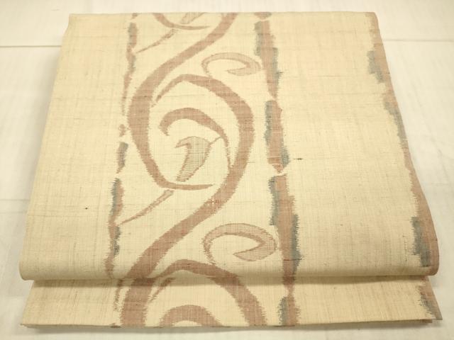 平和屋着物○民芸つむぎ 藍絣 反端付き 正絹 逸品 DAAY5772ud