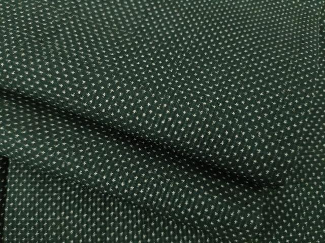 平和屋着物▽男性　本場大島紬　単衣　蚊絣　正絹　逸品　AABG8408ck