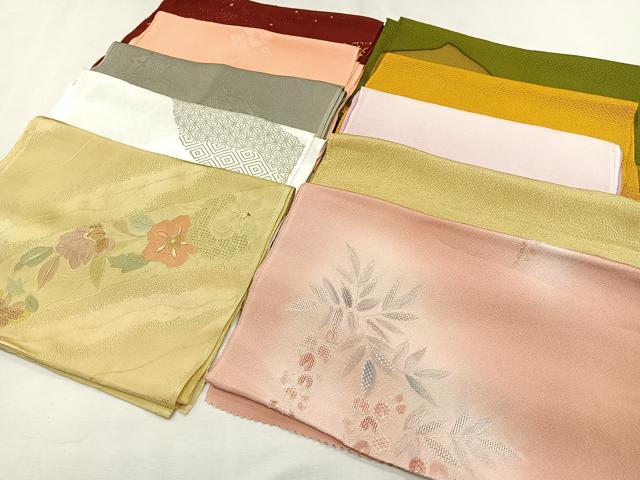 平和屋着物★和装小物　上質な帯揚げ　10枚セット　逸品　CAAL2675ua(4)