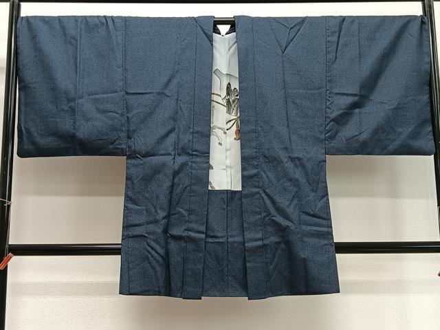 Kimono - 平和屋着物∞男性　長羽織　本場大島紬　120亀甲　総詰め　正絹　逸品　CABD4739ua