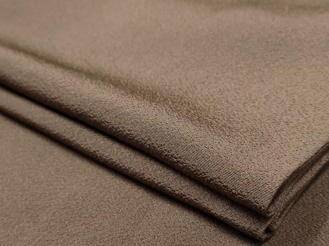 平和屋着物▽上質な色無地　単衣　濃色　正絹　逸品　AAAU6435iu