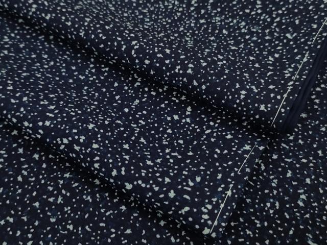 平和屋着物●極上　藍造り国選定無形文化財　藍師・佐藤昭人　小紋　天然藍染　逸品　未使用　DZAA9556kh5