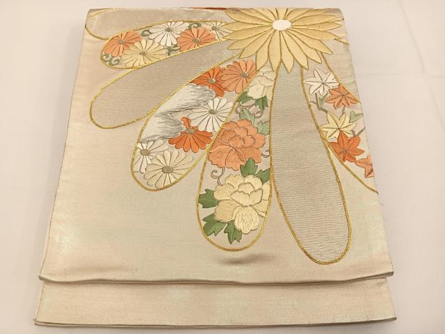 ■■■　サイズ　■■■ 長さ 404cm 幅 30cm程 ■■■　商品詳細　■■■ 【正絹・芯なし】 詳細に関しましては、画像をご確認ください。 大変上質な逸品になります。 お安く出品致しますので、是非この機会にいかがでしょうか？ ■■■　注意事項　■■■ ■モニター発色の具合により色合いが異なる場合がございます。 ■寸法は多少の誤差が生じる場合がございますのでご了承ください。 ■縫込みの長さが左