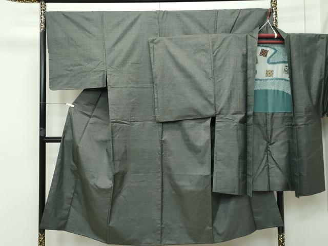 平和屋本店■極上 男性 本場大島紬 アンサンブル 100亀甲 総詰め 逸品 CZAA2790s5