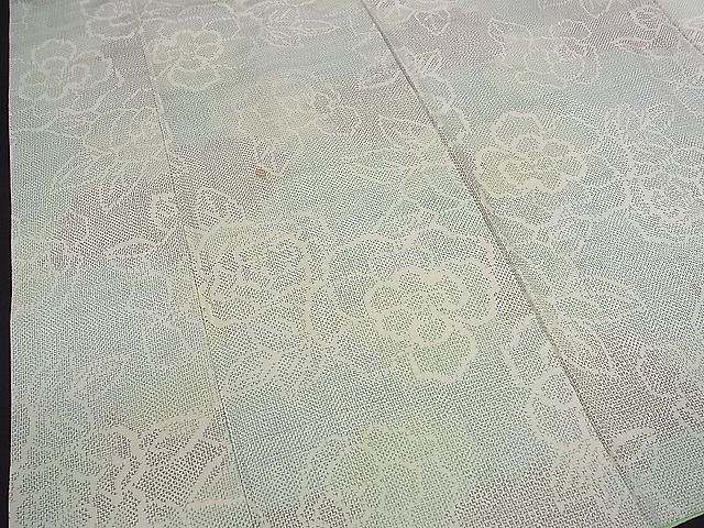 平和屋着物■上質な紬 草花文 逸品 ze7850