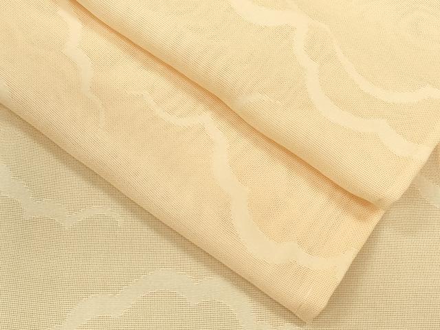 平和屋着物＊夏物　色無地　雲取り紋紗　肌色　正絹　逸品　未使用　CABB9701ze