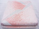 平和屋着物◎六通柄袋帯 唐織 小花扇散らし 銀糸 逸品 BAAJ0928cm