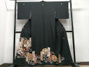 平和屋着物■豪華黒留袖 作家物 駒刺繍 流水花文 金彩 正絹 逸品 CAAT3600xe