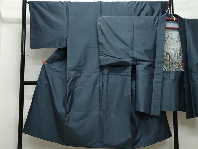 平和屋着物■男性 本場大島紬 アンサンブル 吉祥文 正絹 逸品 CAAO4547vf
