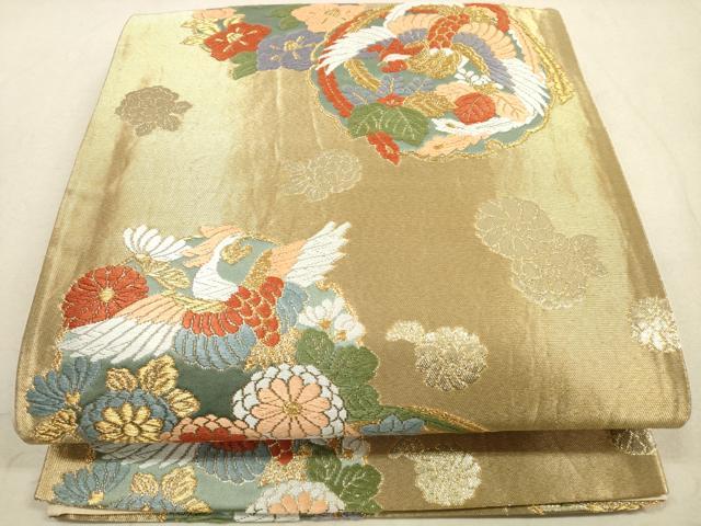 ■■■　サイズ　■■■ 長さ 428cm 幅 30.5cm程 ■■■　商品詳細　■■■ 【正絹・芯なし】 詳細に関しましては、画像をご確認ください。 大変上質な逸品になります。 お安く出品致しますので、是非この機会にいかがでしょうか？ ■■■　注意事項　■■■ ■モニター発色の具合により色合いが異なる場合がございます。 ■寸法は多少の誤差が生じる場合がございますのでご了承ください。 ■縫込みの長さが左右非対称の場合は短い部分を記載しております。 左右非対称であってもご返品・お値引き等の保証は出来かねますので、ご了承の上ご購入をお願い致します。 ■シミ等のチェックには注意を払っておりますが、見落としがある場合もございますし、個人の見解も様々ですので神経質な方のご購入はお控えください。 ■箪笥に入っておりました着物や帯なので畳みシワや匂いがあるものもございます。 ■お休みは基本的に土日祝となりますが、その他臨時でお休みする場合がございますのでご了承ください。 ■商品の発送は平日のみの発送となります。 ■夜間と土曜、日曜日はお問い合わせの回答が遅れる場合がございます。 ■当店では、お直し、紋入れ、お手入れ等は承っておりません。 ■生地の状態（ヤケ、経年劣化等）によってはサイズ直しが出来ない場合がございます。 その点もどうかご了承のうえ、ご購入をお願いいたします。 ■弊社で取り扱う商品は一点ものにつき、時期や在庫状況に応じて金額が変更となる場合がございます。 ■検針は行っておりません。予めご了承いただきますようお願いいたします。 ■【洗える着物】と記載のある商品におきましては、商品お届け後に洗濯を行ってしまってからのご返品にはご対応しかねます。 念の為、専門店でのお手入れをお願いいたします。 ■着物のサイズ目安は下記を参考ください↓ ＜女性着物＞　お端折り次第で＋5cm　−1cmが着用可能サイズ 　例）身丈170cmの場合、身長160cm〜175cm ＜男性着物＞　身丈＋約25cm〜27cm程が適応身長 　例）身丈155cmの場合、身長180〜182cm