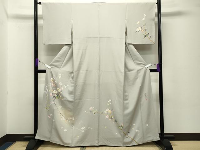 平和屋着物●本加賀友禅作家　西尾翠峰　色留袖　野麦峠　暈し染め　反端付き　正絹　逸品　AABG3478ph 西尾翠峰作 本加賀友禅 振袖 | 特選きものコレクション