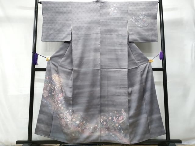 平和屋着物■訪問着 鳳凰花文 正絹 逸品 CABD1955fb