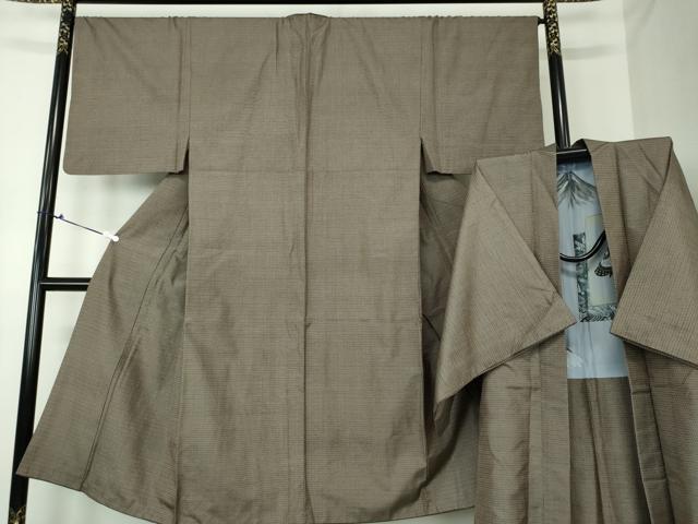 平和屋着物●男性 本場大島紬 アンサンブル 100亀甲 総詰め 正絹 逸品 DAAS3089ps