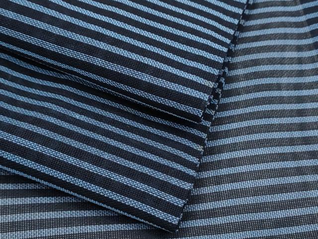 平和屋着物＊夏物 小紋 紗 横段文 正絹 逸品 CAAS9522th