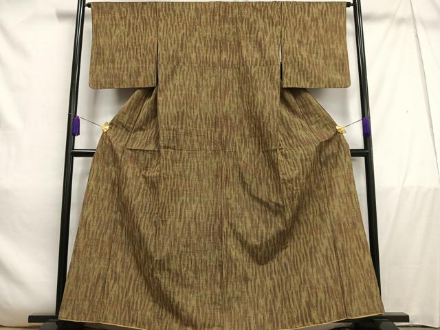 平和屋着物■上質な紬　霞文　正絹　逸品　AABD2279oa