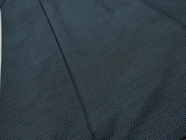 平和屋着物■男性　本場大島紬　80亀甲　総詰め　正絹　逸品　AABB0031nf