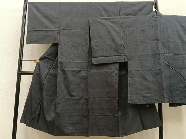 平和屋着物●男性 本場大島紬 アンサンブル 120亀甲 正絹 逸品 BAAO2317pk