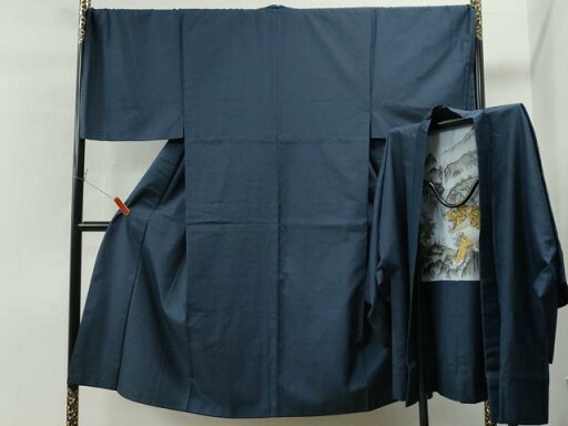平和屋着物●男性 お召 アンサンブル 100亀甲 キングサイズ 正絹 逸品 CAAS7175yc 平和屋着物●男性 お召 アンサンブル 100亀甲 キングサイズ 正絹 逸品 CAAS7175yc