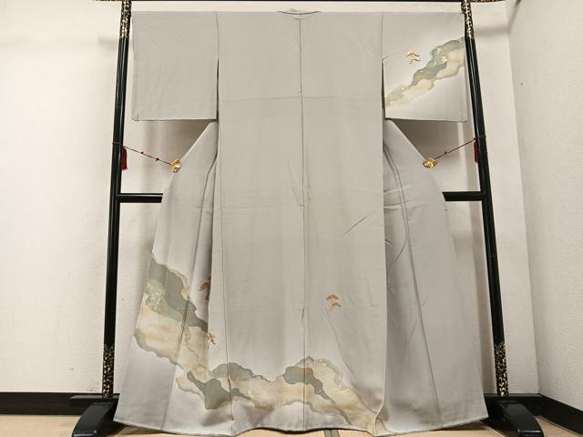 b635 正絹　袷　訪問着　月兎　竹屋町刺繍　金銀彩　極美品　着物 楽天市場】竹屋町の通販