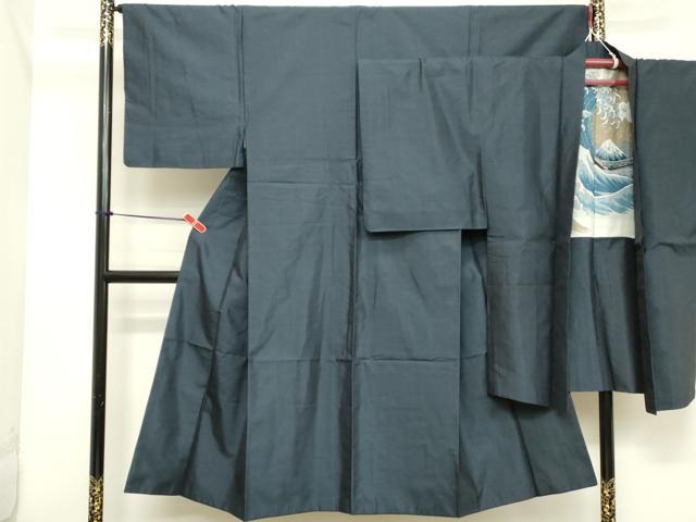 平和屋着物■男性 本場大島紬 アンサンブル 80亀甲 総詰め 正絹 逸品 DABB8786cd