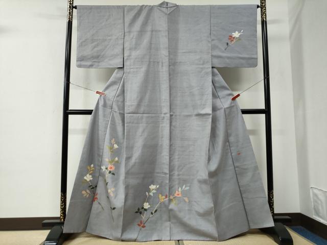 楽天市場】正絹加賀友禅白山紬訪問着の通販