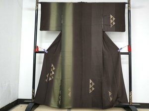 平和屋着物■訪問着 竹屋町刺繍 花青海波 暈し染め 金銀彩 正絹 逸品 AAAQ2097gw