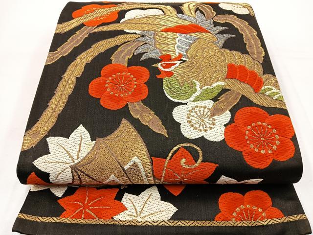 ■■■　サイズ　■■■ 長さ 416cm 幅 29.5cm程 ■■■　商品詳細　■■■ 【正絹】 詳細に関しましては、画像をご確認ください。 大変上質な逸品になります。 お安く出品致しますので、是非この機会にいかがでしょうか？ ■■■　注意事項　■■■ ■モニター発色の具合により色合いが異なる場合がございます。 ■寸法は多少の誤差が生じる場合がございますのでご了承ください。 ■縫込みの長さが左右非対称の場合は短い部分を記載しております。 左右非対称であってもご返品・お値引き等の保証は出来かねますので、ご了承の上ご購入をお願い致します。 ■シミ等のチェックには注意を払っておりますが、見落としがある場合もございますし、個人の見解も様々ですので神経質な方のご購入はお控えください。 ■箪笥に入っておりました着物や帯なので畳みシワや匂いがあるものもございます。 ■お休みは基本的に土日祝となりますが、その他臨時でお休みする場合がございますのでご了承ください。 ■商品の発送は平日のみの発送となります。 ■夜間と土曜、日曜日はお問い合わせの回答が遅れる場合がございます。 ■当店では、お直し、紋入れ、お手入れ等は承っておりません。 ■生地の状態（ヤケ、経年劣化等）によってはサイズ直しが出来ない場合がございます。 その点もどうかご了承のうえ、ご購入をお願いいたします。 ■弊社で取り扱う商品は一点ものにつき、時期や在庫状況に応じて金額が変更となる場合がございます。 ■検針は行っておりません。予めご了承いただきますようお願いいたします。 ■【洗える着物】と記載のある商品におきましては、商品お届け後に洗濯を行ってしまってからのご返品にはご対応しかねます。 念の為、専門店でのお手入れをお願いいたします。 ■着物のサイズ目安は下記を参考ください↓ ＜女性着物＞　お端折り次第で＋5cm　−1cmが着用可能サイズ 　例）身丈170cmの場合、身長160cm〜175cm ＜男性着物＞　身丈＋約25cm〜27cm程が適応身長 　例）身丈155cmの場合、身長180〜182cm