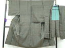 平和屋着物■男性 紬 アンサンブル 正絹 逸品 CAAR5384fb