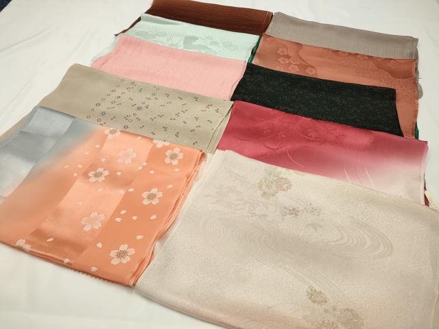 平和屋着物★和装小物 上質な帯揚げ 10枚セット 逸品 CAAM5291qe