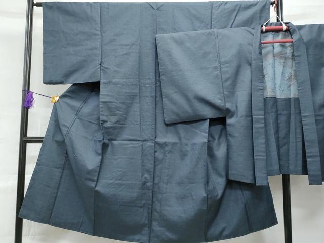 平和屋着物■男性 本場大島紬 アンサンブル 100亀甲 正絹 逸品 CAAM7605fb