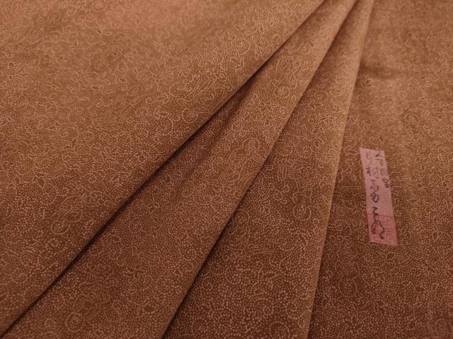 平和屋着物●重要無形文化財　人間国宝　中村勇二郎　江戸小紋　国宝平等院雲中供養菩薩像五十二 　正絹　逸品　未使用　DAAU5649ps