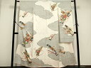 平和屋着物■豪華振袖 鹿の子楽器花文 金彩 正絹 逸品 DAAR4870ya