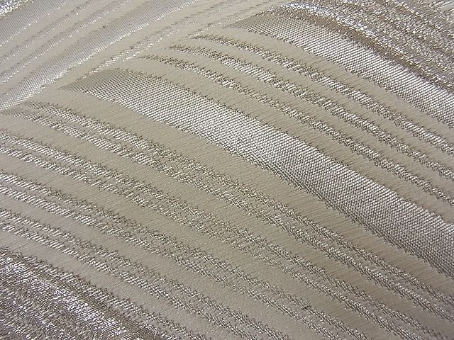 平和屋着物■六通柄袋帯　唐織　雲取り吉祥文　銀糸　逸品　n-mz4885