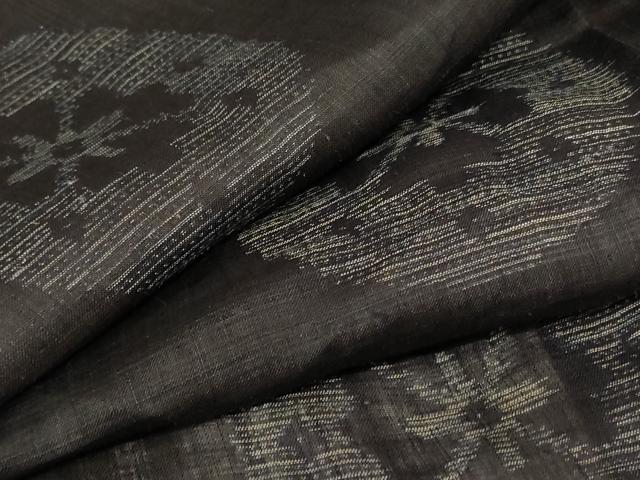 Summer Wear - 平和屋着物＊夏物　重要無形文化財　本場宮古上布　幾何学花丸文　苧麻　逸品　AABA9378jd